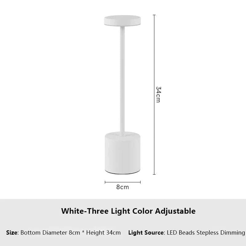 Rechargeable Touch Table Lamp Portable LED Light