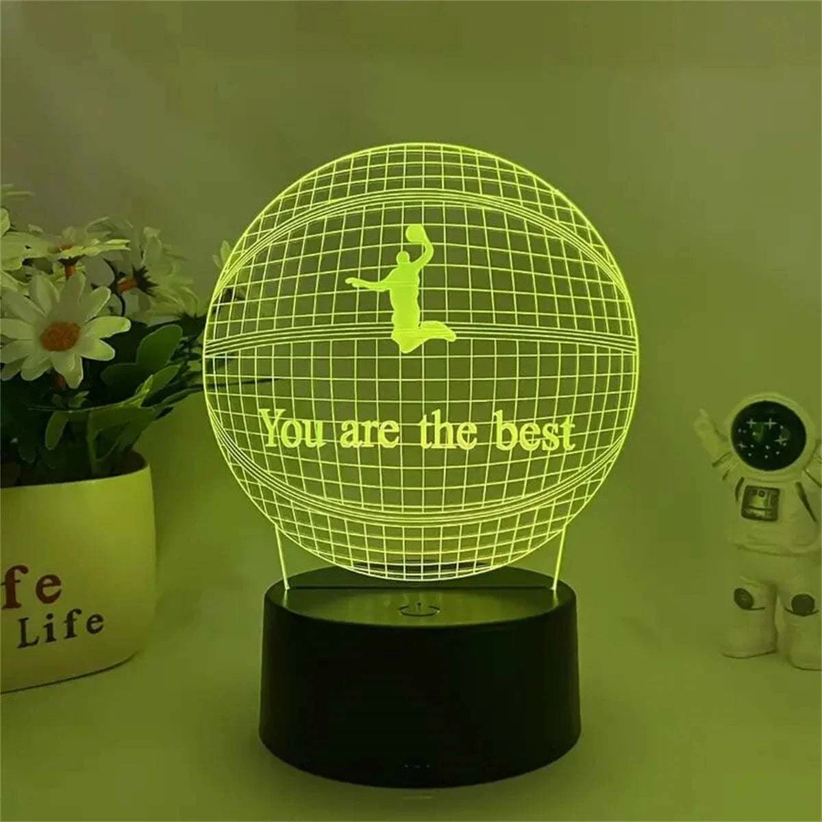 Basketball 3D Touch Night Light by DropShop