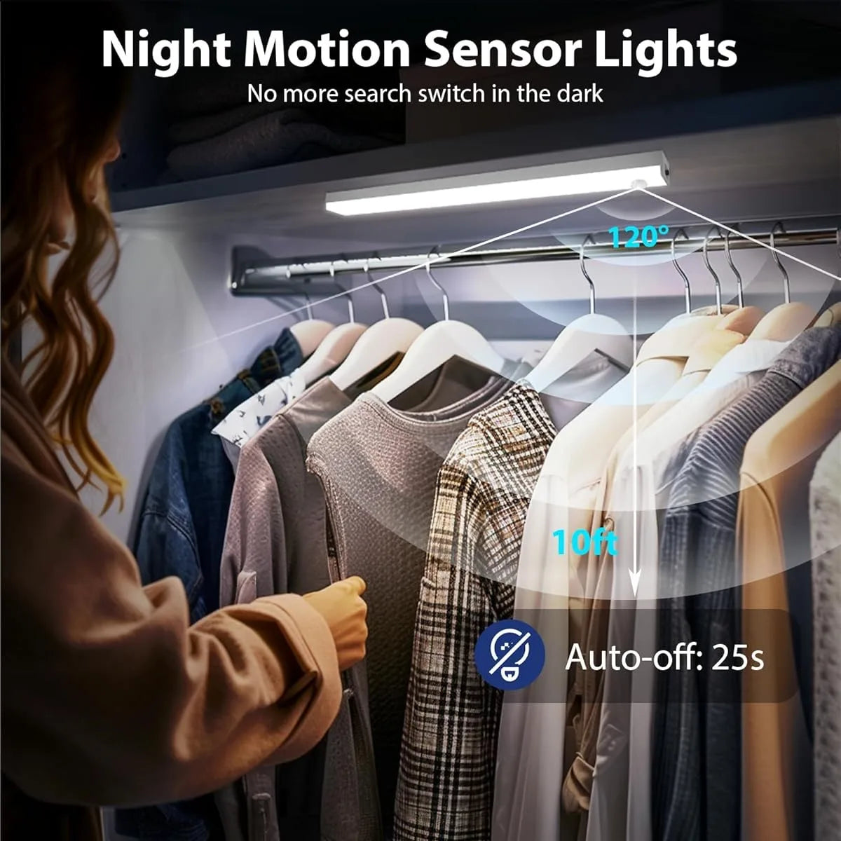 Rechargeable Motion Sensor Light by DropShop