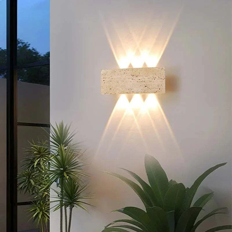 Stone LED Wall Lamp IP65 by DropShop