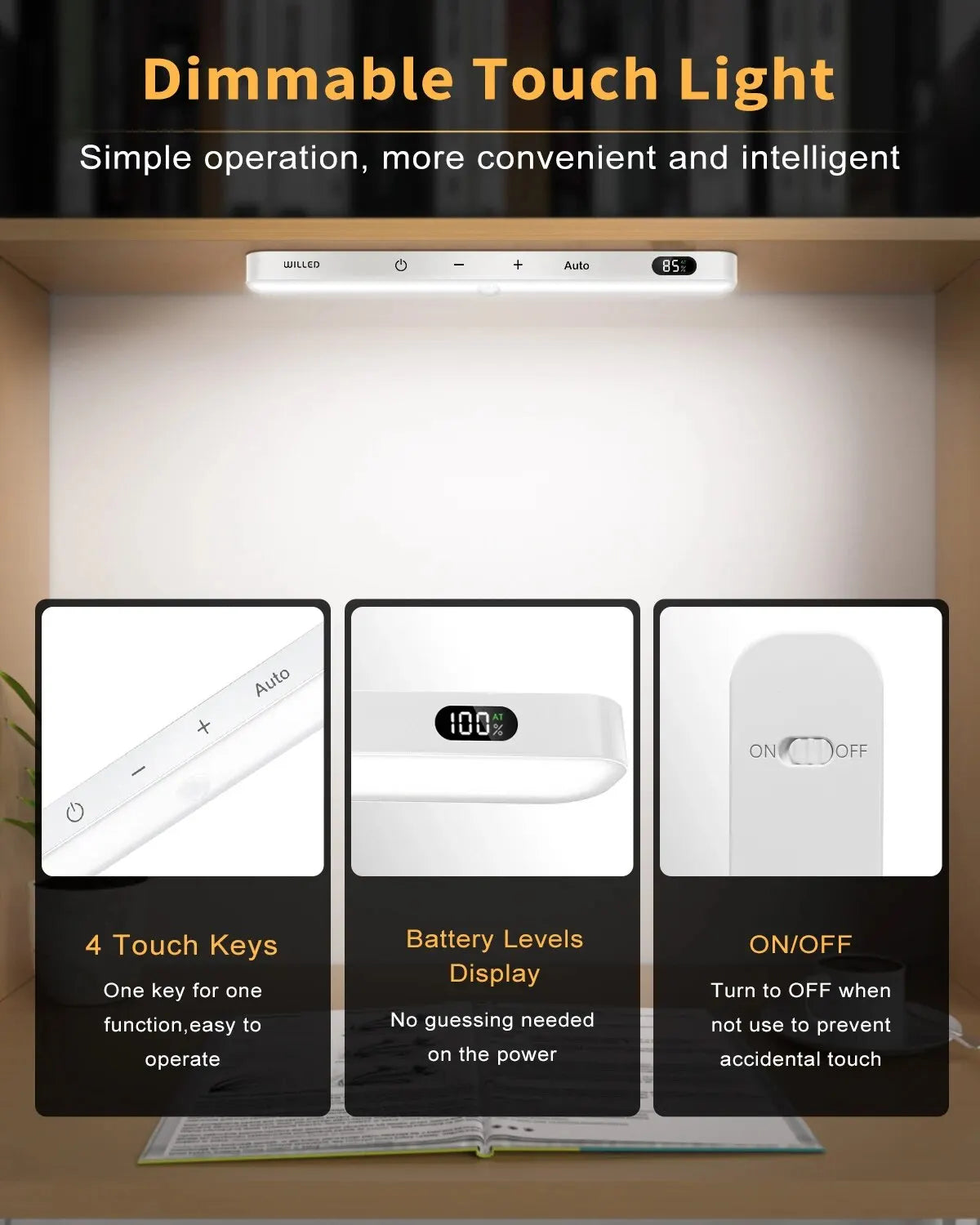 60 LED Motion Sensor Light Bar by DropShop