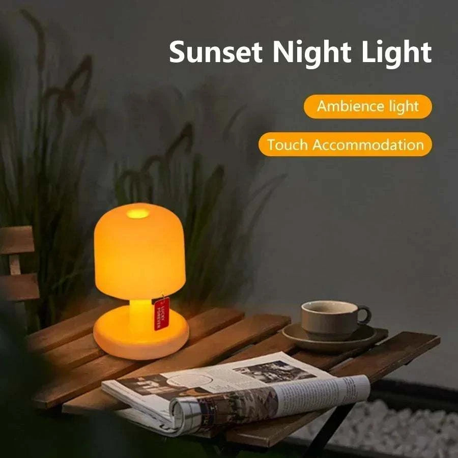 USB Sunset Mushroom Night Light by DropShop