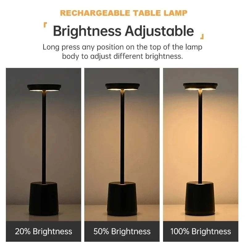 Rechargeable Touch Table Lamp Portable LED Light