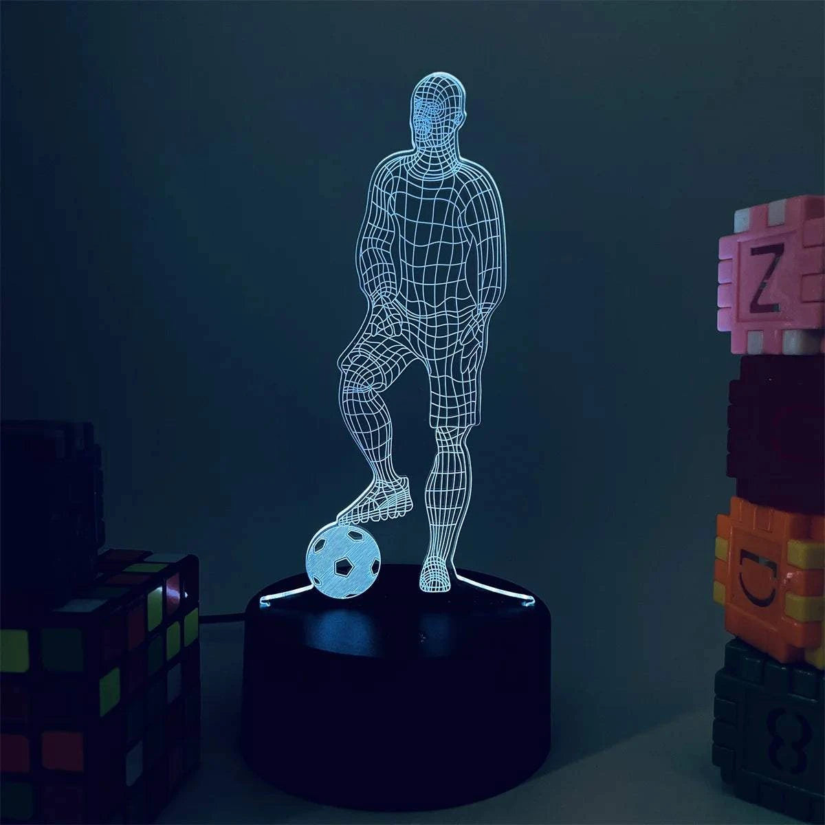 Football 3D Night Lamps LED Touch Illusion Light Decor