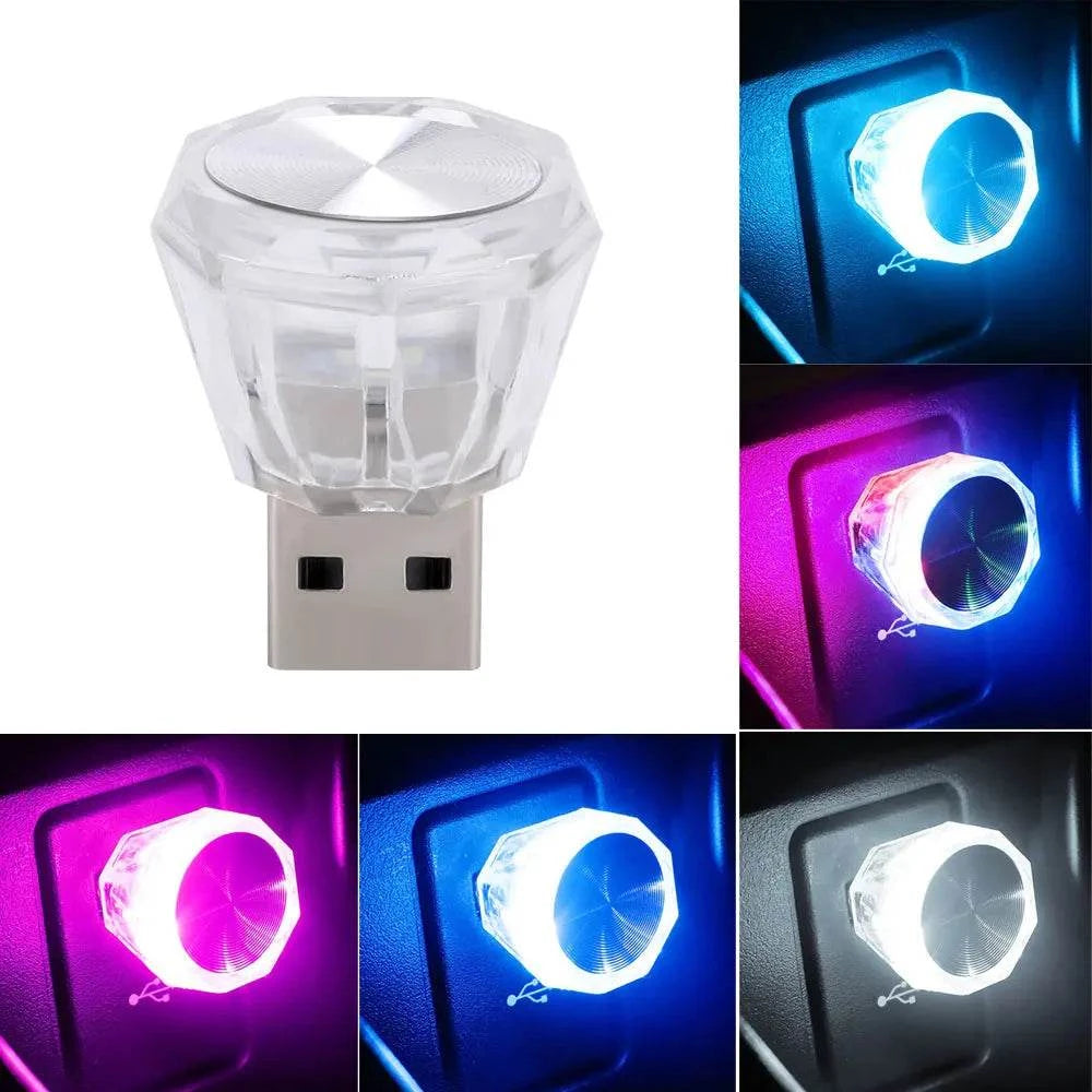 USB LED Night Light Mini Ambient Portable Lamp