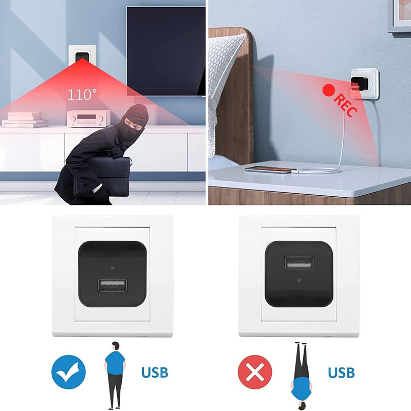 Mini Hidden Camera Home Security Nanny Cam Full HD 1080P DVR Night Vision Audio by DropShop