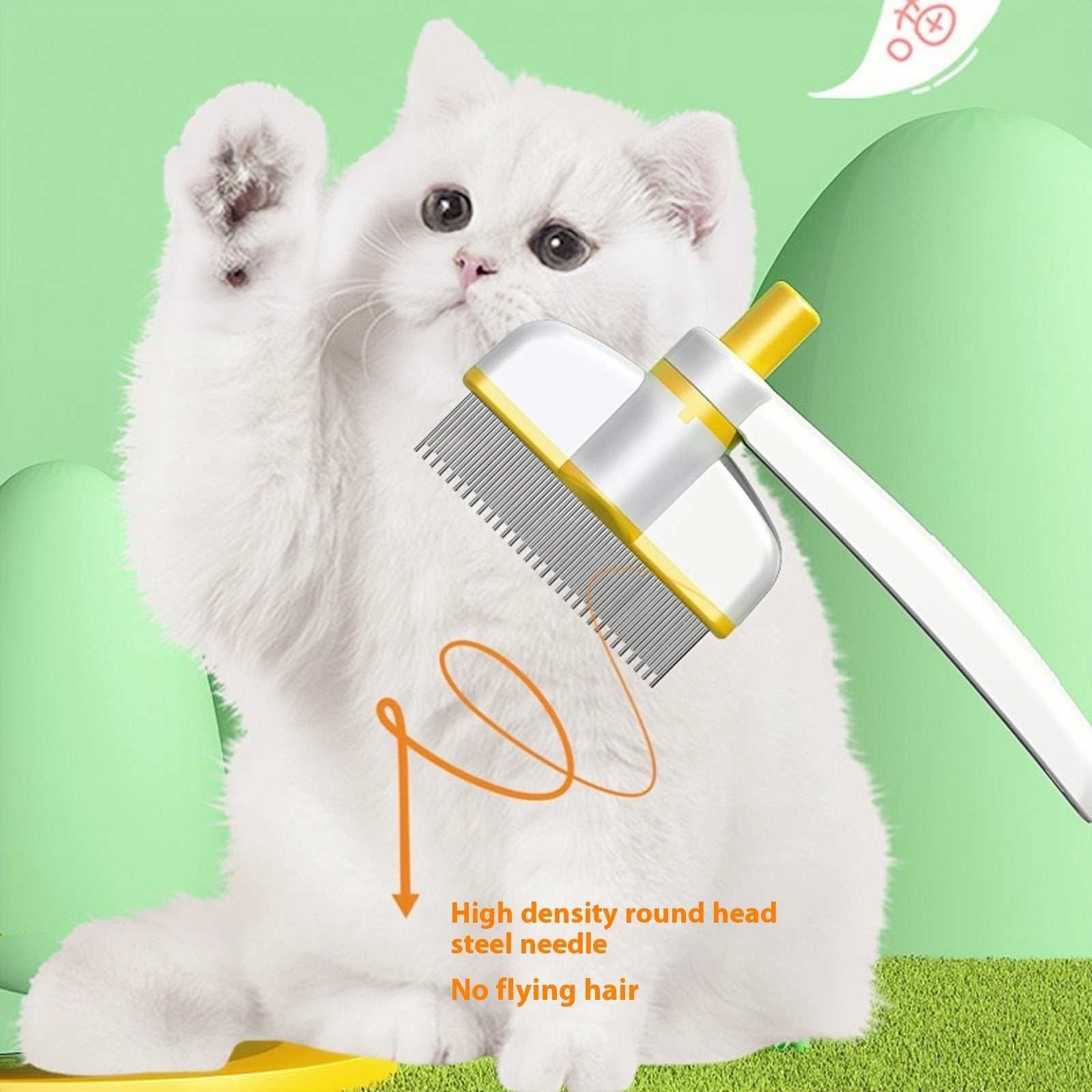 Self-Cleaning Pet Flea Comb by Sochenda