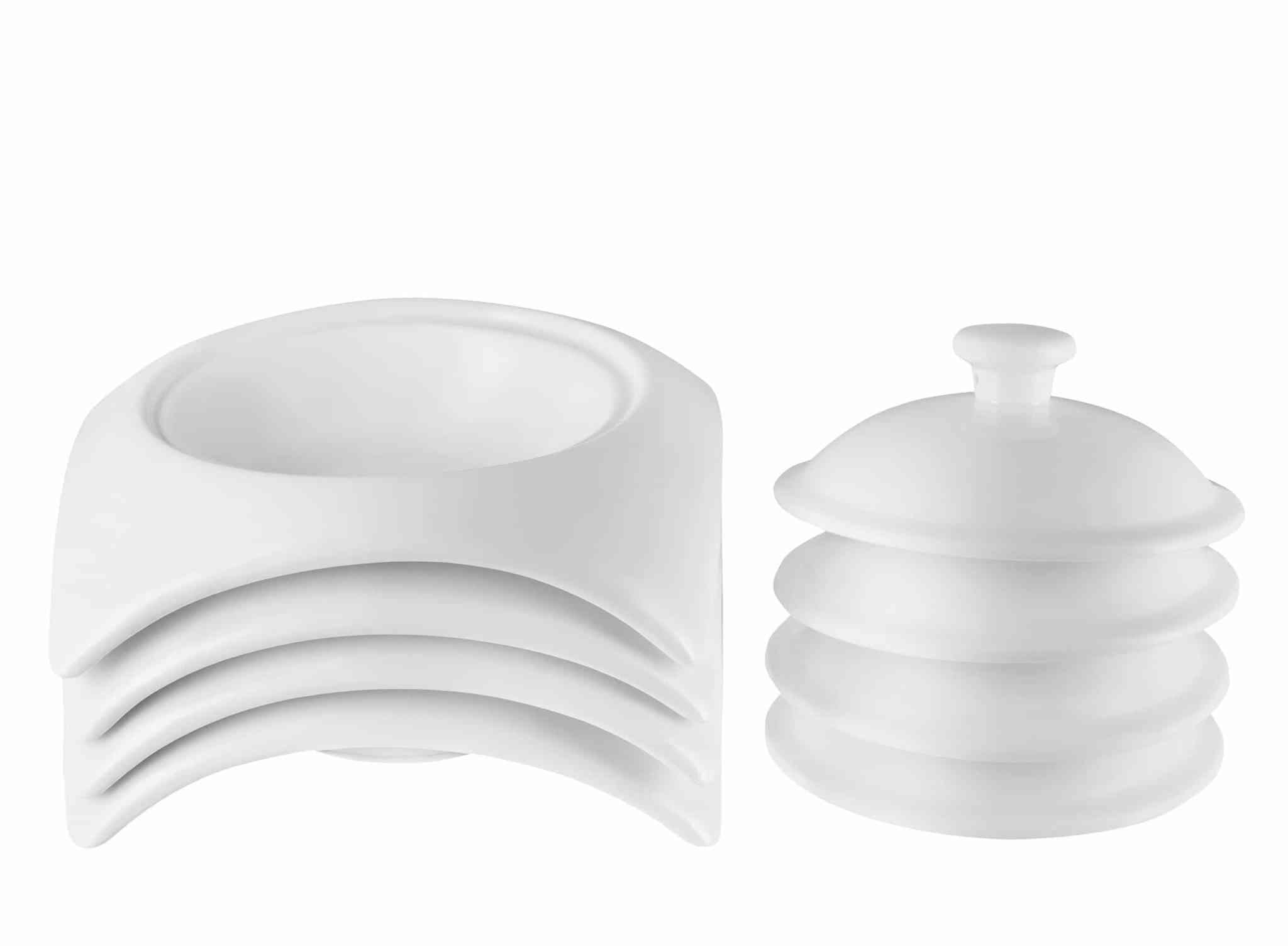 Square Porcelain Dish Set by little white dish