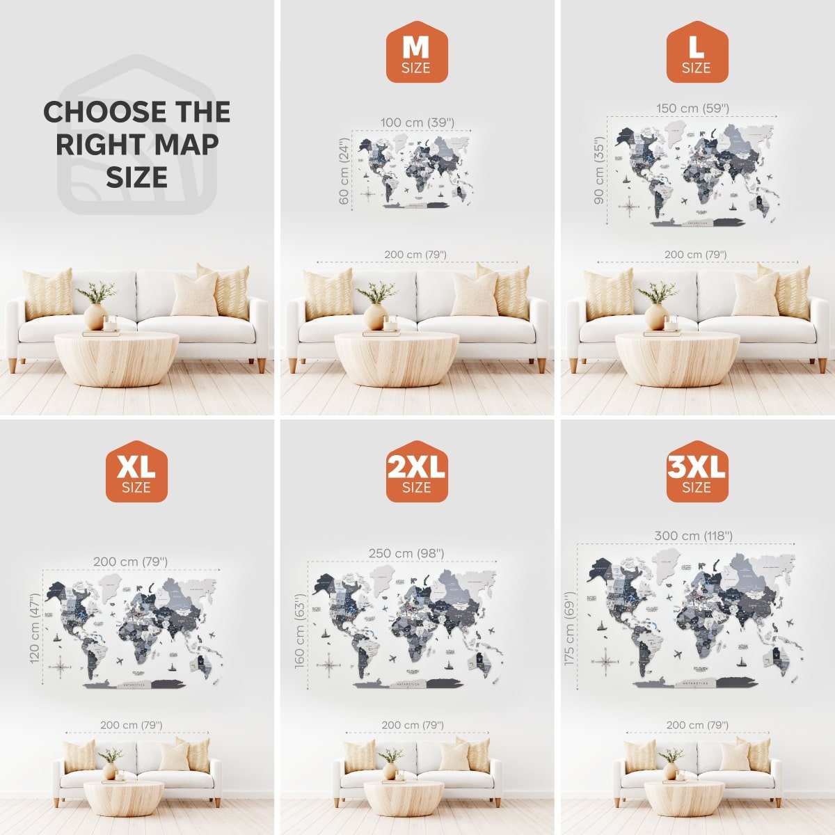 Nordik Wooden World Map by Enjoy The Wood
